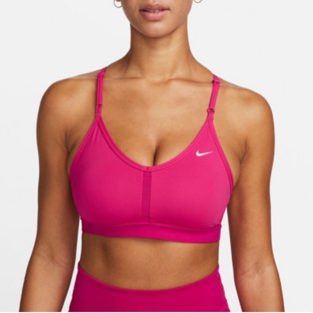 Nike Women's Vibrant Pink Sports Bra 3x - Picture 2 of 11